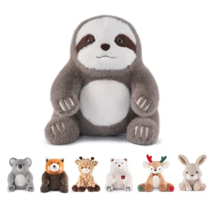 14" Weighted Sloth Stuffed Animal -