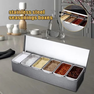 Kitchen Spice Box Set With Lid